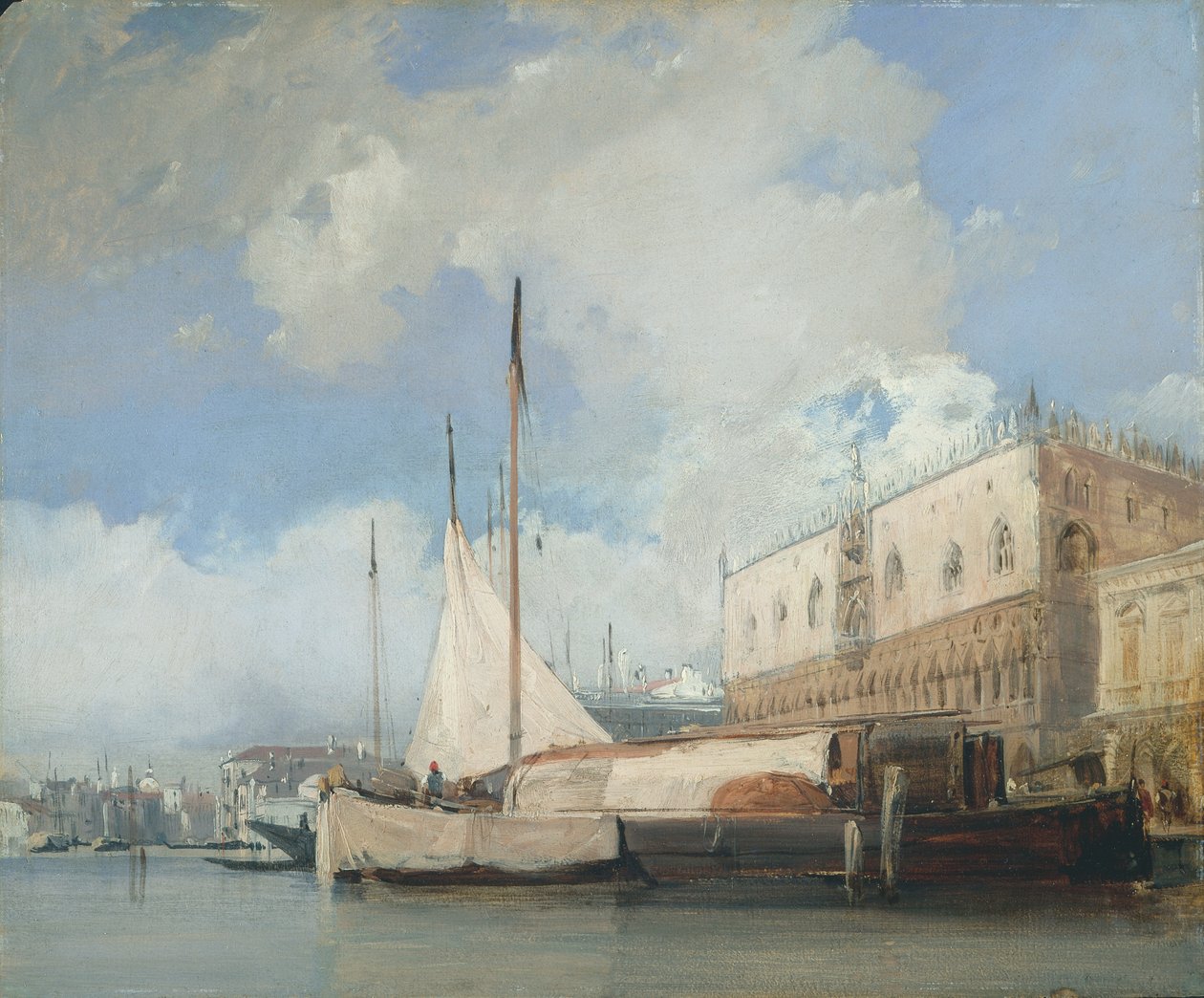 Dogespalatset, Venedig, 1826. av Richard Parkes Bonington