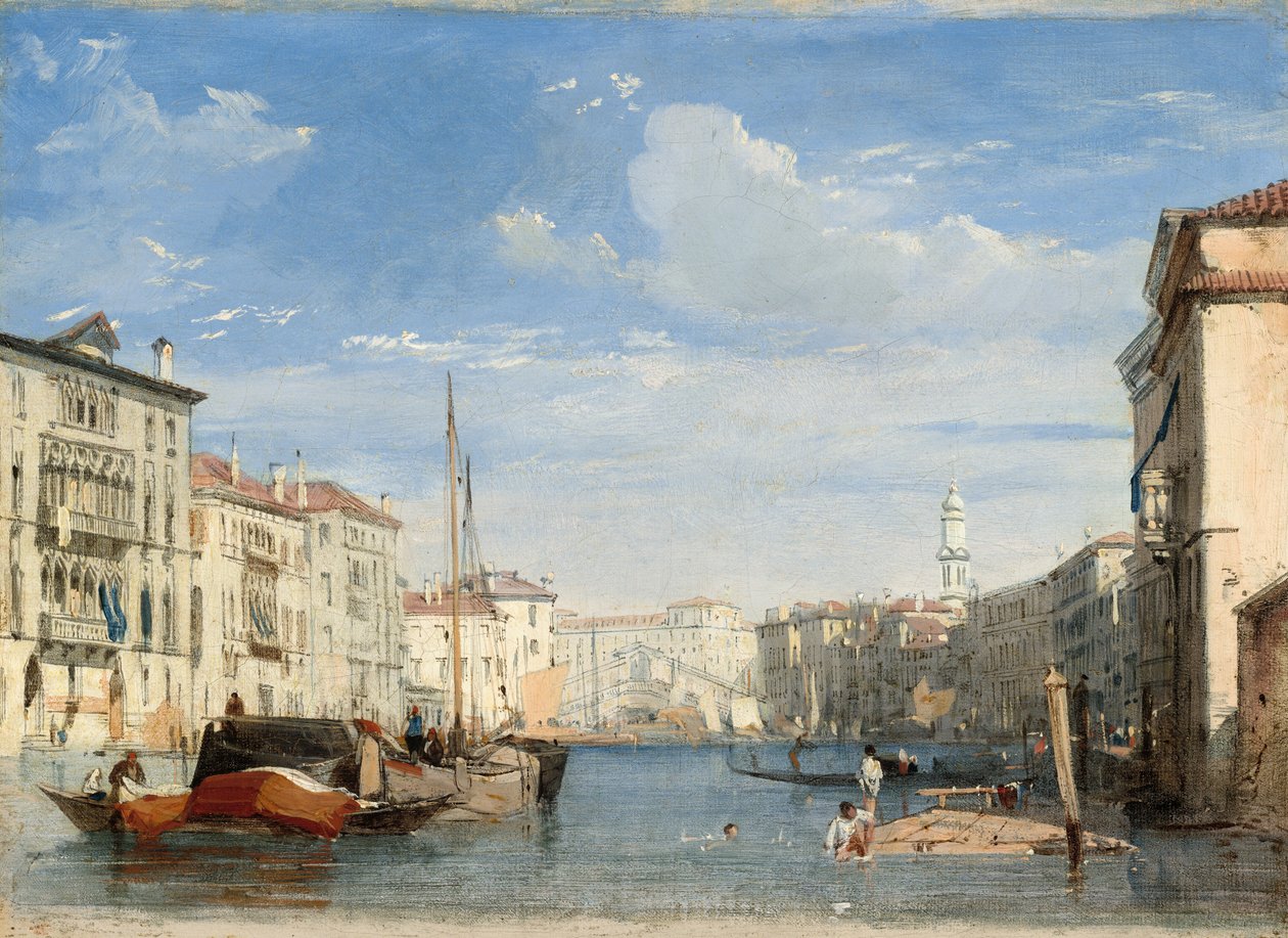 Canal Grande av Richard Parkes Bonington
