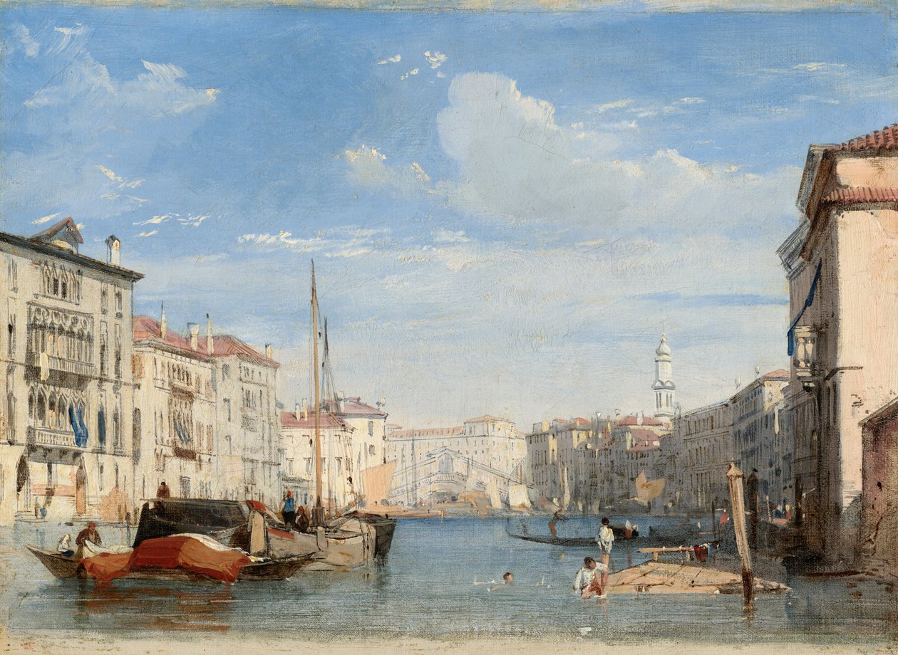 Canal Grande av Richard Parkes Bonington