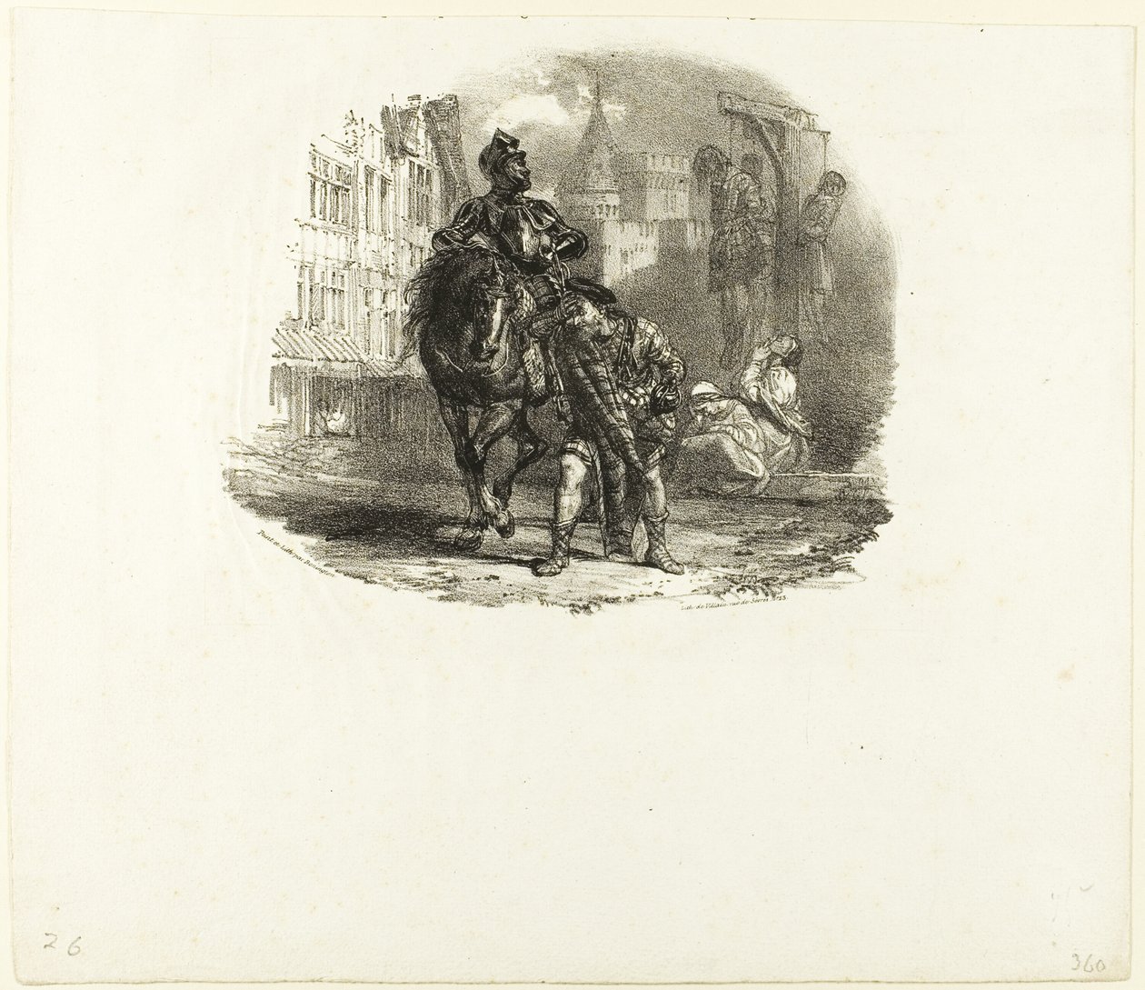 De hängda av Richard Parkes Bonington