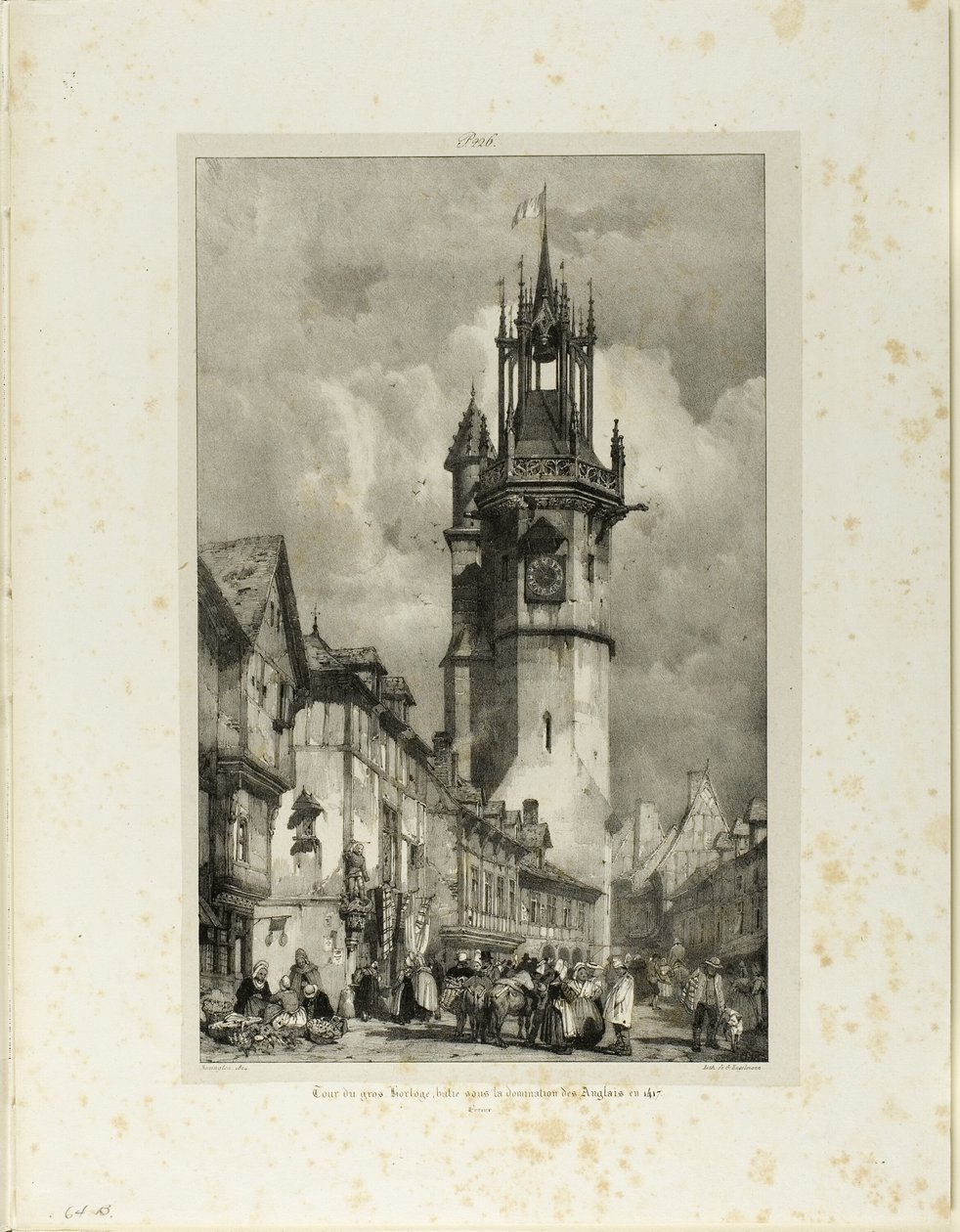 Stort klocktorn av Richard Parkes Bonington