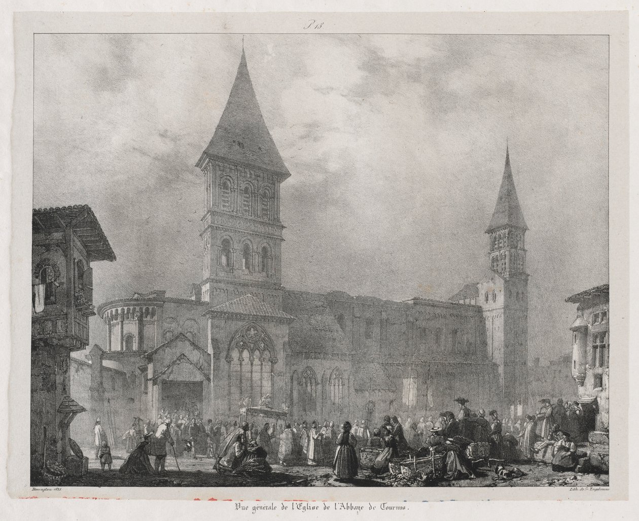 Pittoreska och romantiska resor i det antika Frankrike, Franche-Comté..., 1825. av Richard Parkes Bonington