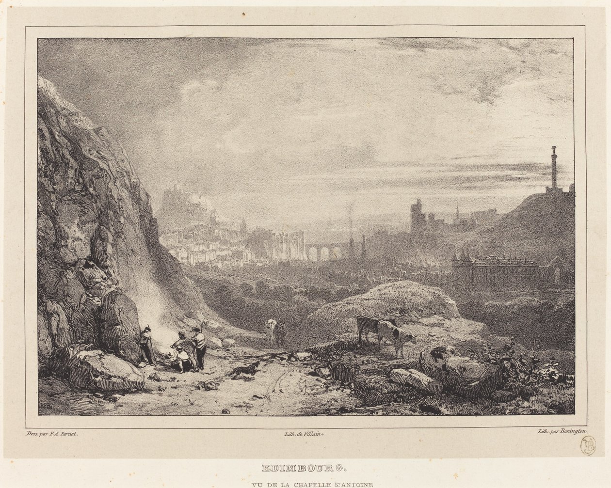 Edinburgh sett från St. Anthony