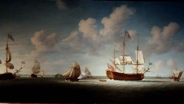 Marin målning av Richard Paton