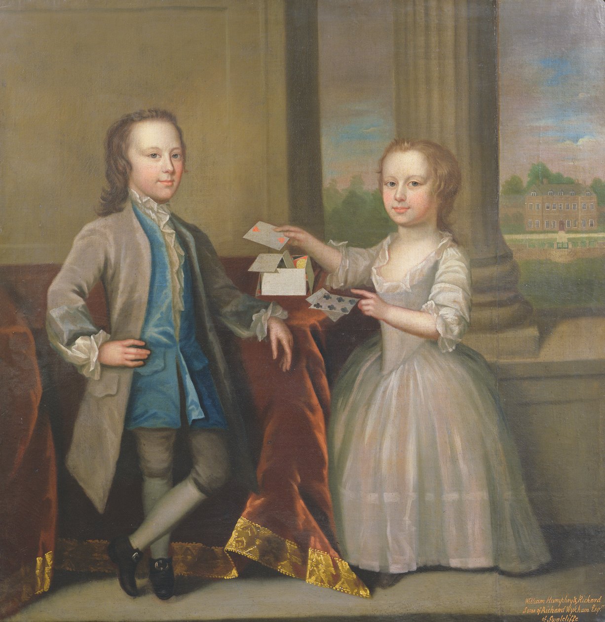 William Humphrey Wykeham (1734-83) och Richard Wykeham (1739-1805) av Richard Phelps