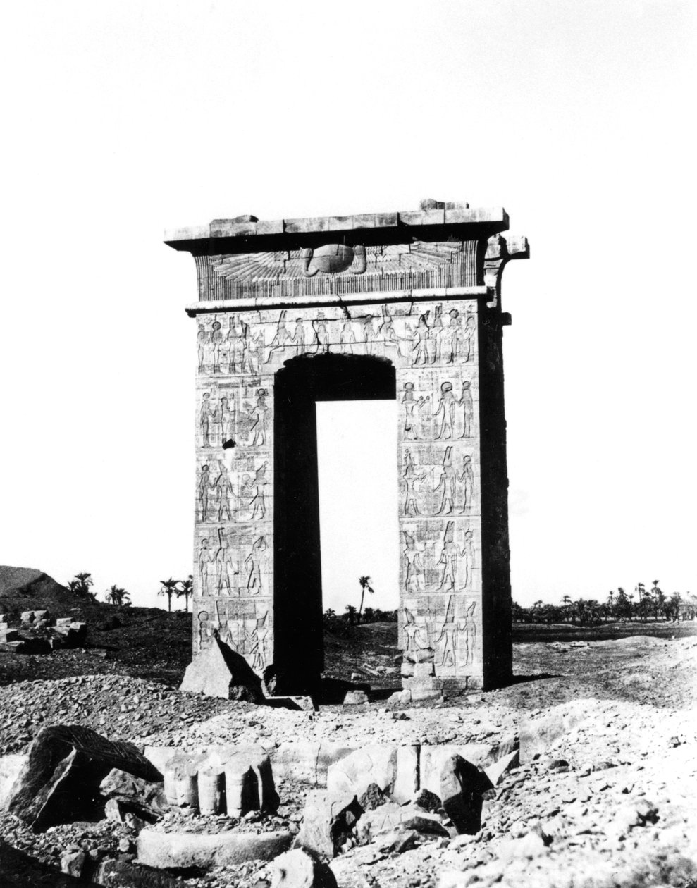 Temple Arch i Karnak, Egypten, 1863-1864 av Richard Phene Spiers