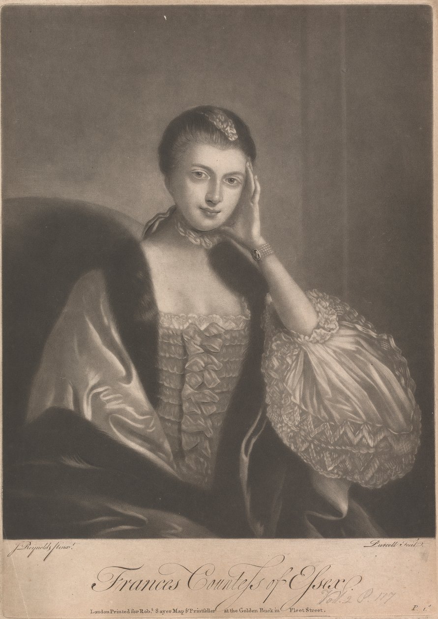 Frances Capell (född Hanbury-Williams), grevinna av Essex av Richard Purcell