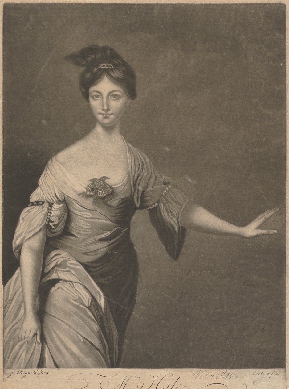 Mary Hale (född Chaloner), som Euphrosyne i 