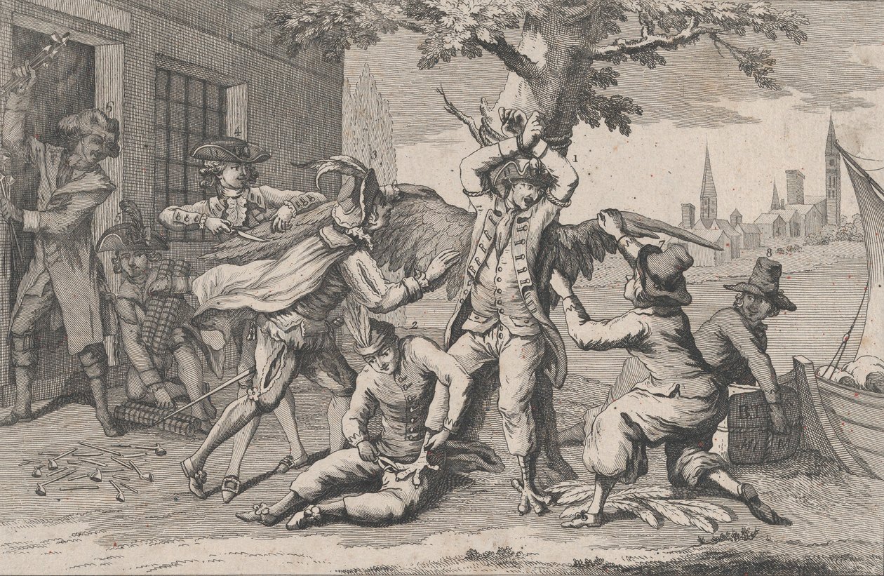 Va de Bon Coeur, tillägnad Milords of the English Amiralty av en medlem av den amerikanska kongressen..., 1778. av Richard Purcell