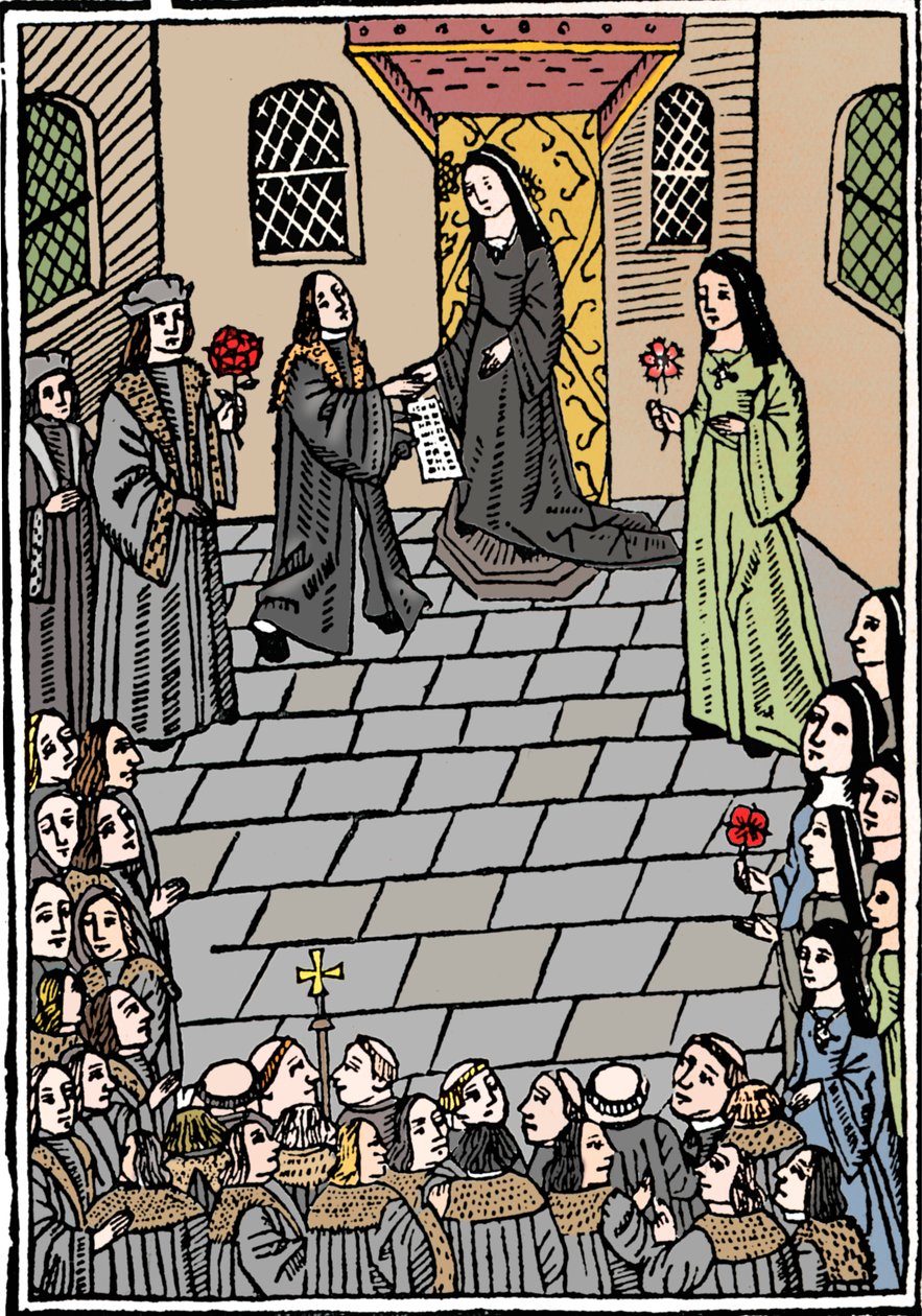 Äktenskapsfördrag mellan Charles V och prinsessan Mary Tudor, c1508 av Richard Pynson