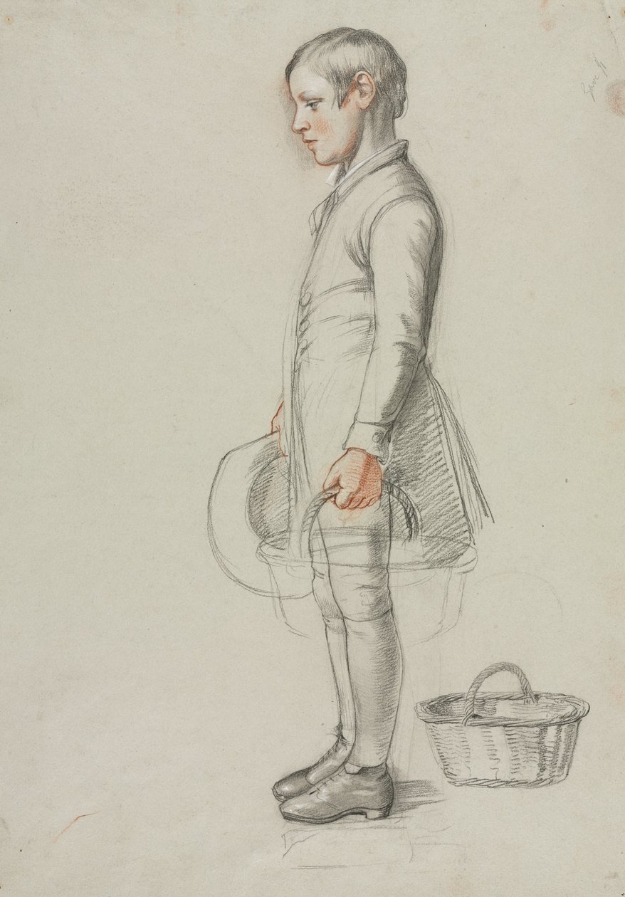 Studie för Country Cousins, c. 1847-1848. av Richard Redgrave