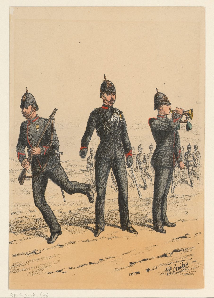 Tre brittiska soldater Nio representationer av brittiska militäruniformer (serietitel) av Richard Simkin