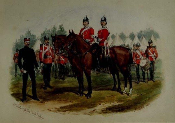Andra volontärbataljonen, Royal Fusiliers av Richard Simkin