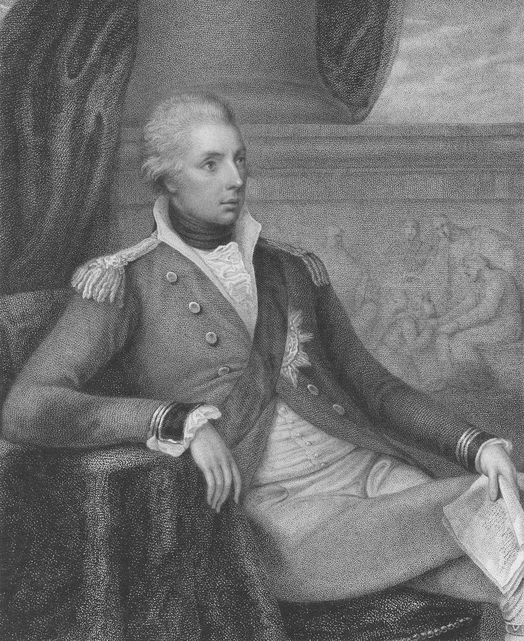 Frederick Howard, 5th Earl of Carlisle, graverad av Thomas Ryder, 1800 av Richard Westall