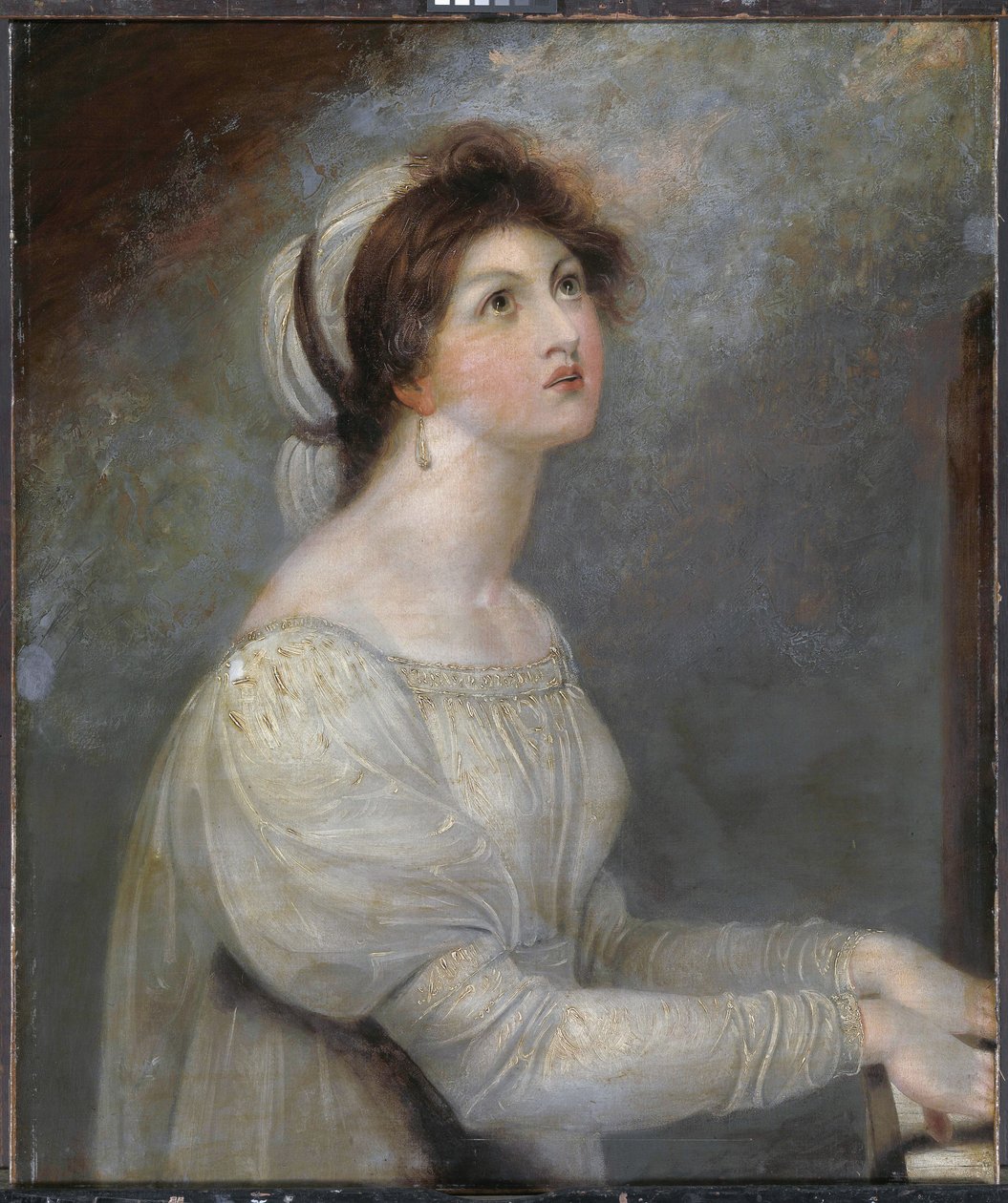Lady Hamilton som Sankta Cecilia av Richard Westall
