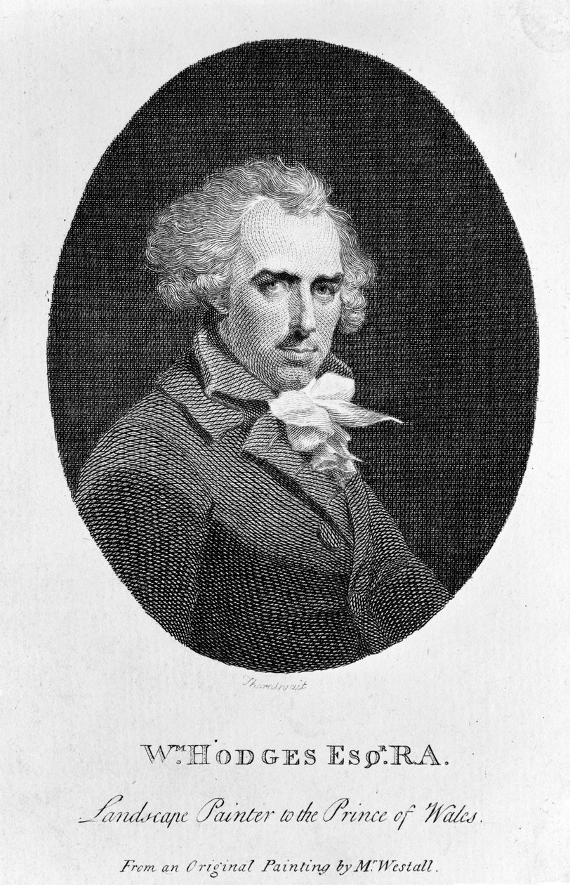 William Hodges RA, graverad av Fitzgerald Thornthwaite, publicerad i 