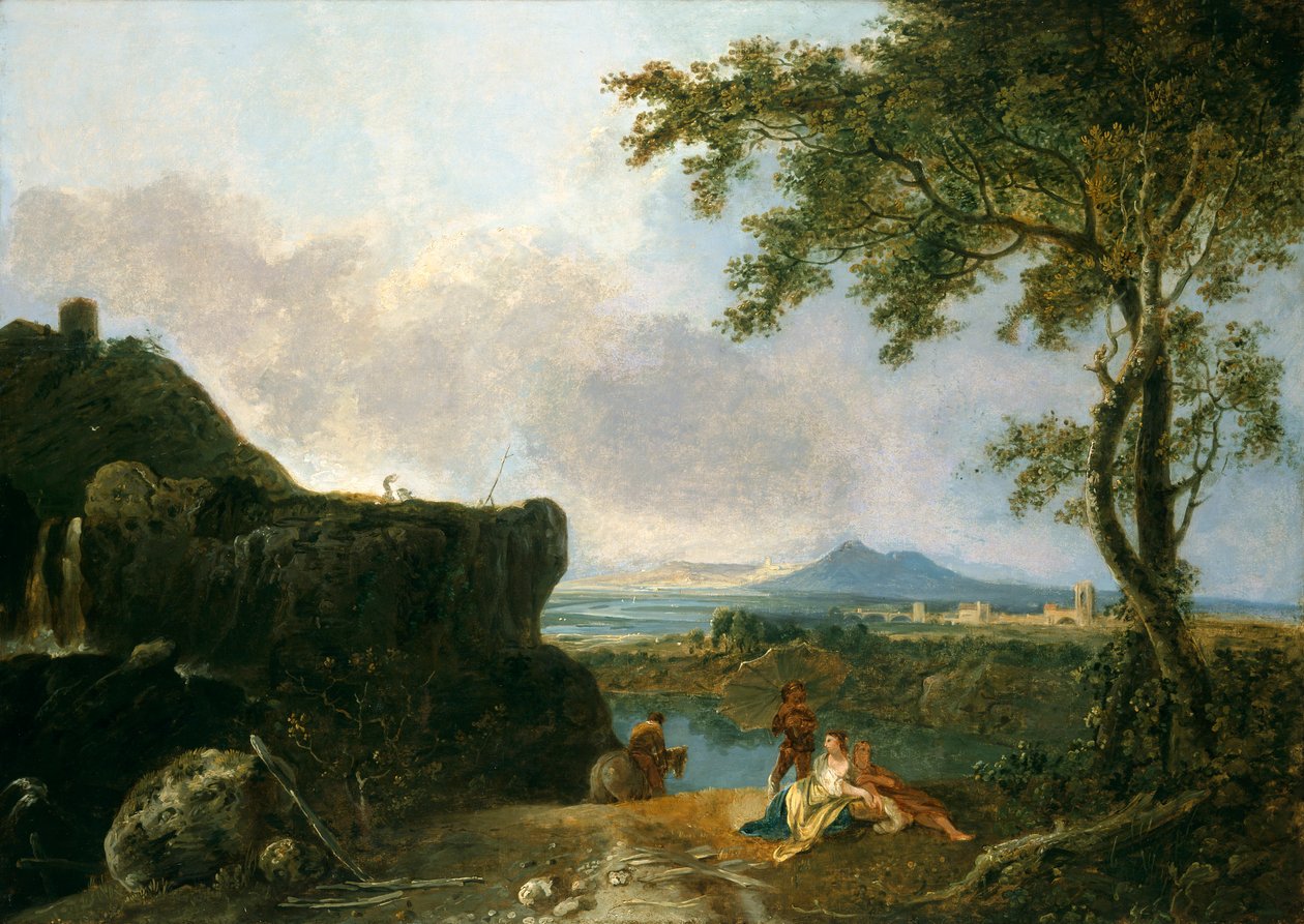 En vit munk, 1733-1782 av Richard Wilson