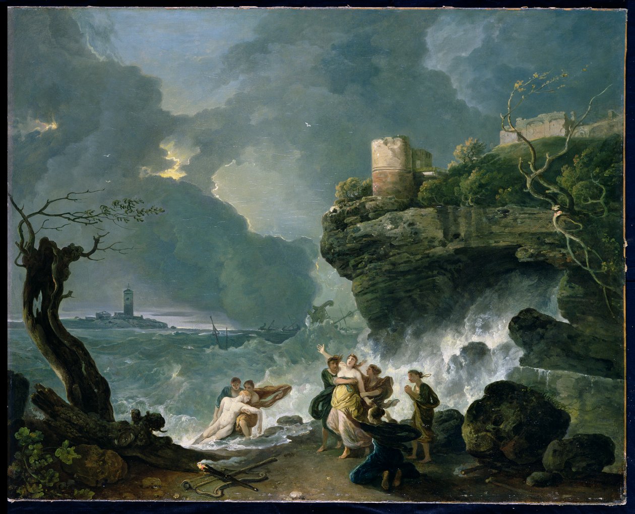 Ceyx och Alcyone av Richard Wilson