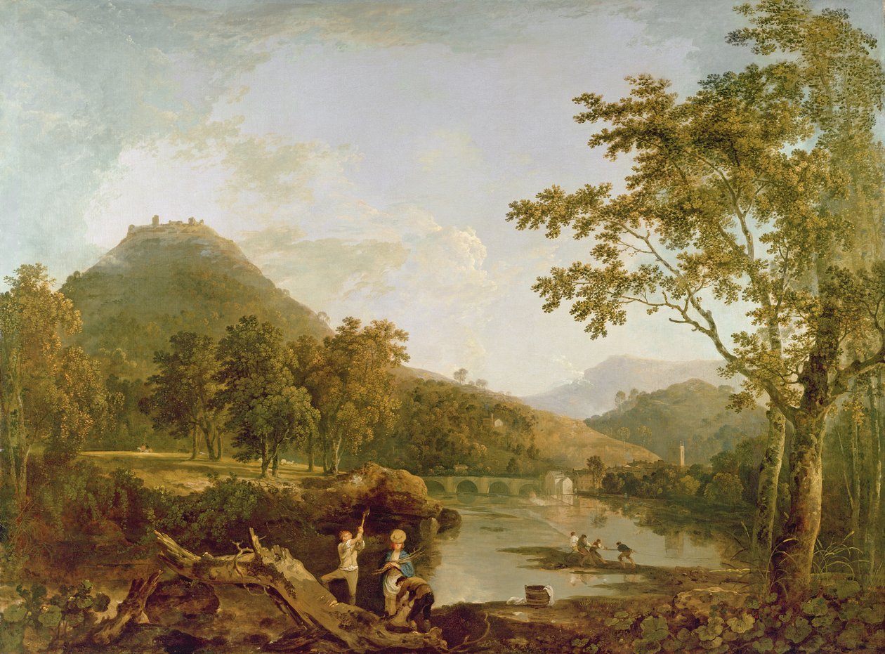 Dinas Bran från Llangollen av Richard Wilson