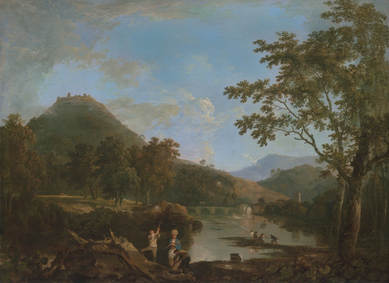 Dinas Bran från Llangollen av Richard Wilson