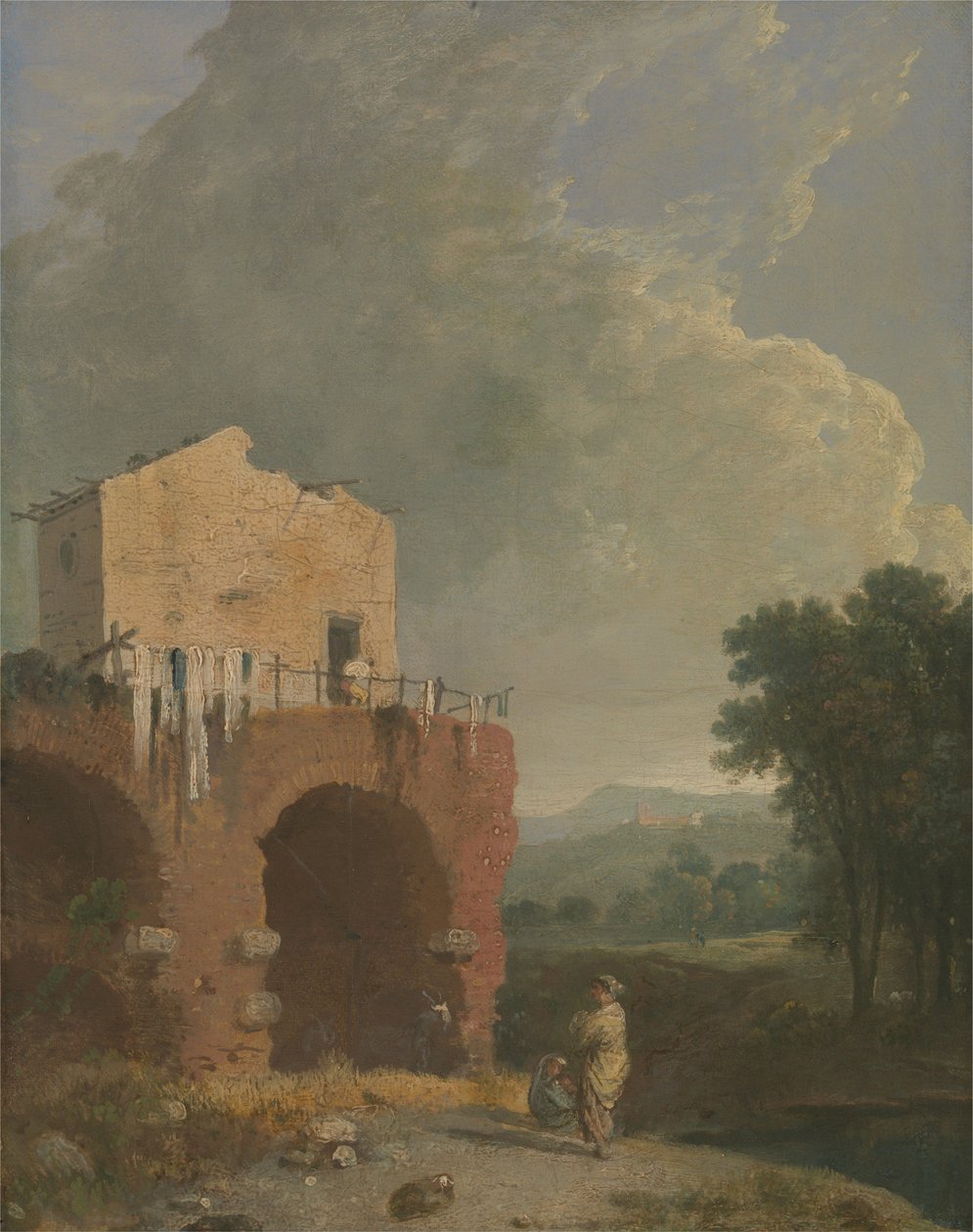 Hadrianus villa av Richard Wilson