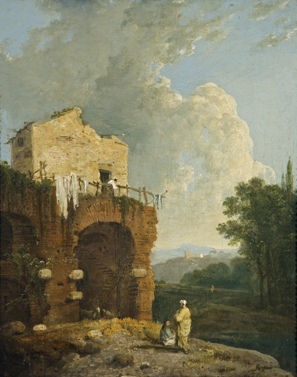 Hadrianus Villa Tivoli, ca 1765 (olja på duk) av Richard Wilson