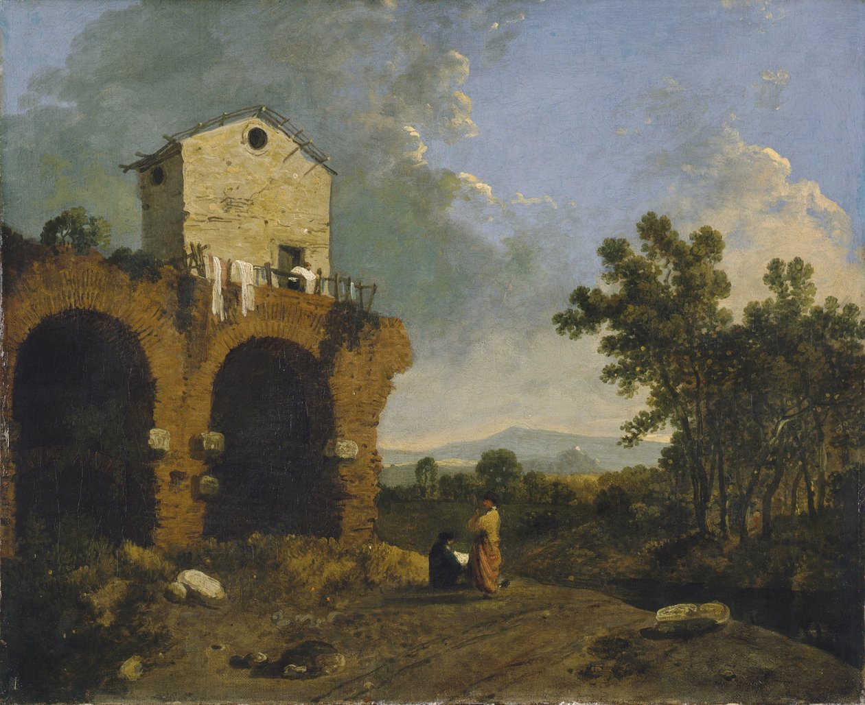 Hadrianus villa, nära Tivoli av Richard Wilson