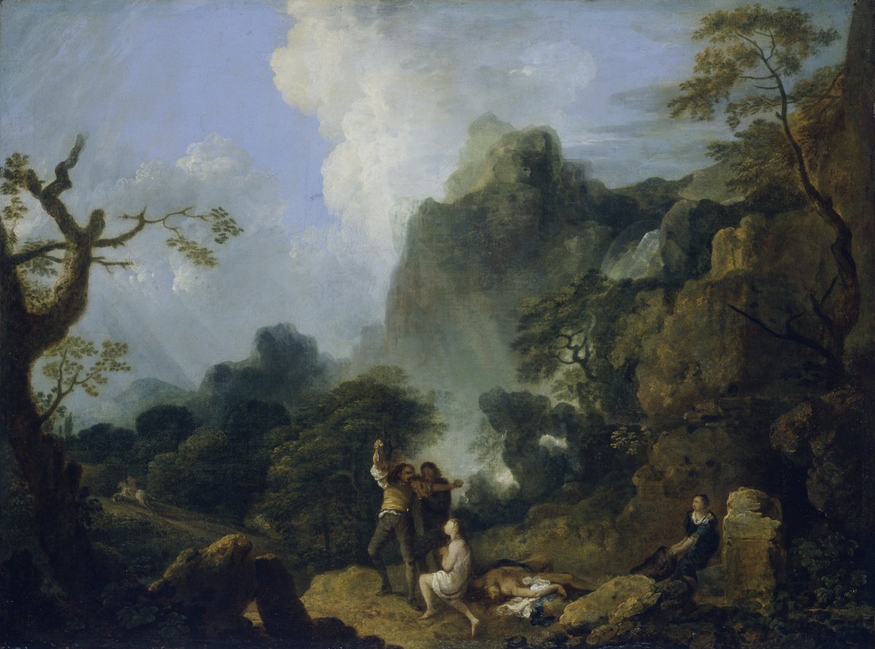 Landskap med Banditti av Richard Wilson
