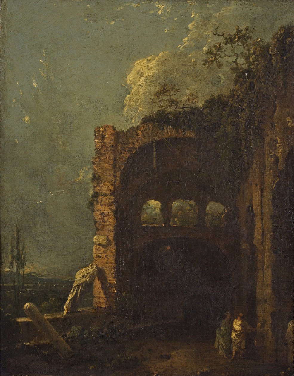 Maecenas Villa Tivoli, c.1765 (olja på duk) av Richard Wilson