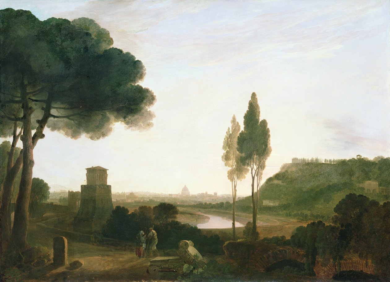 Rom och Ponte Molle av Richard Wilson