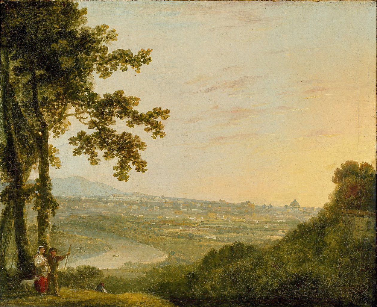Rom från Villa Madama, under eller efter 1753 av Richard Wilson