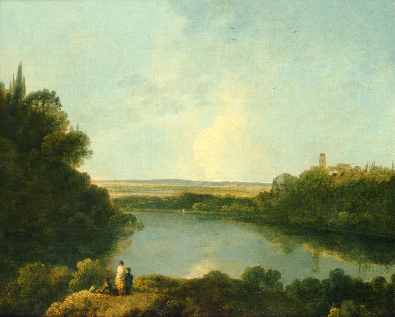 Nemisjön nära Rom, ca 1760 (olja på duk) av Richard Wilson