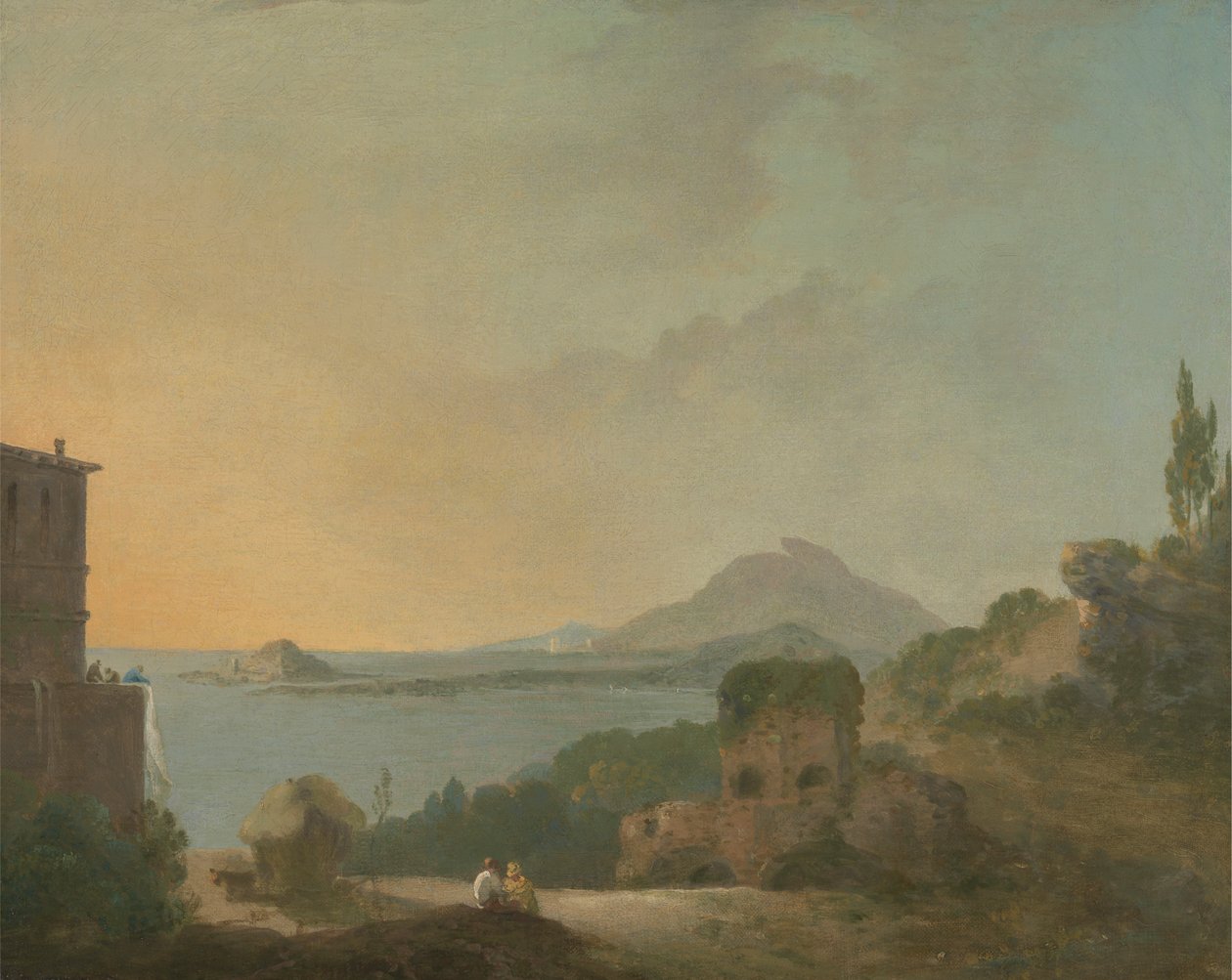 Ciceros villa och Pozzuolibukten av Richard Wilson
