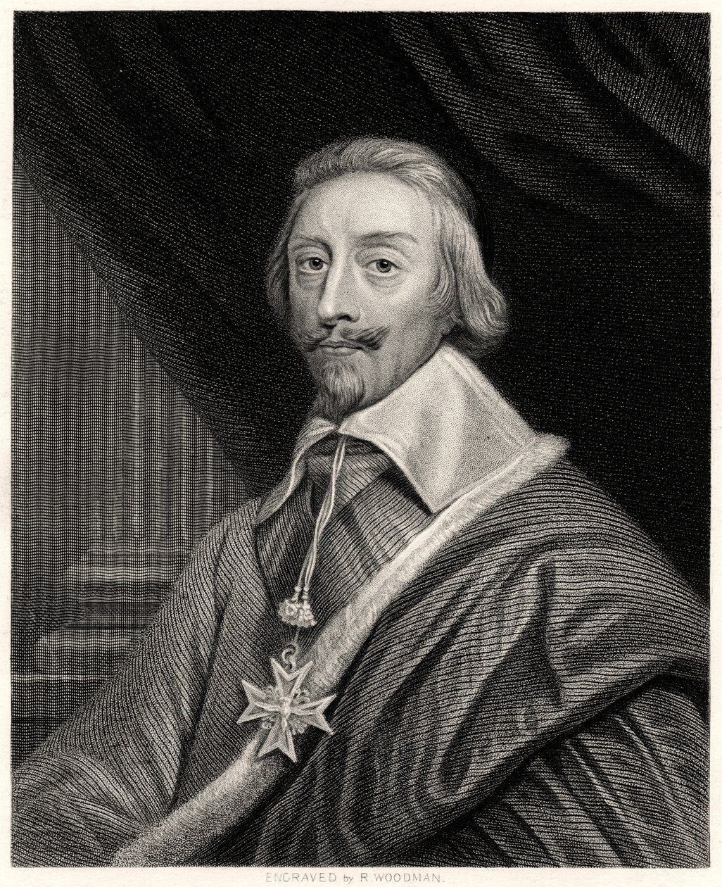 Kardinal Richelieu, fransk prelat och statsman, 1800-talet av Richard Woodman