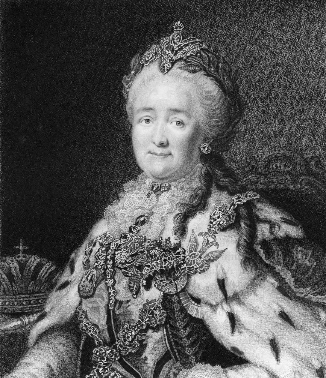 Kejsarinnan Katarina den stora av Ryssland, 1836. av Richard Woodman