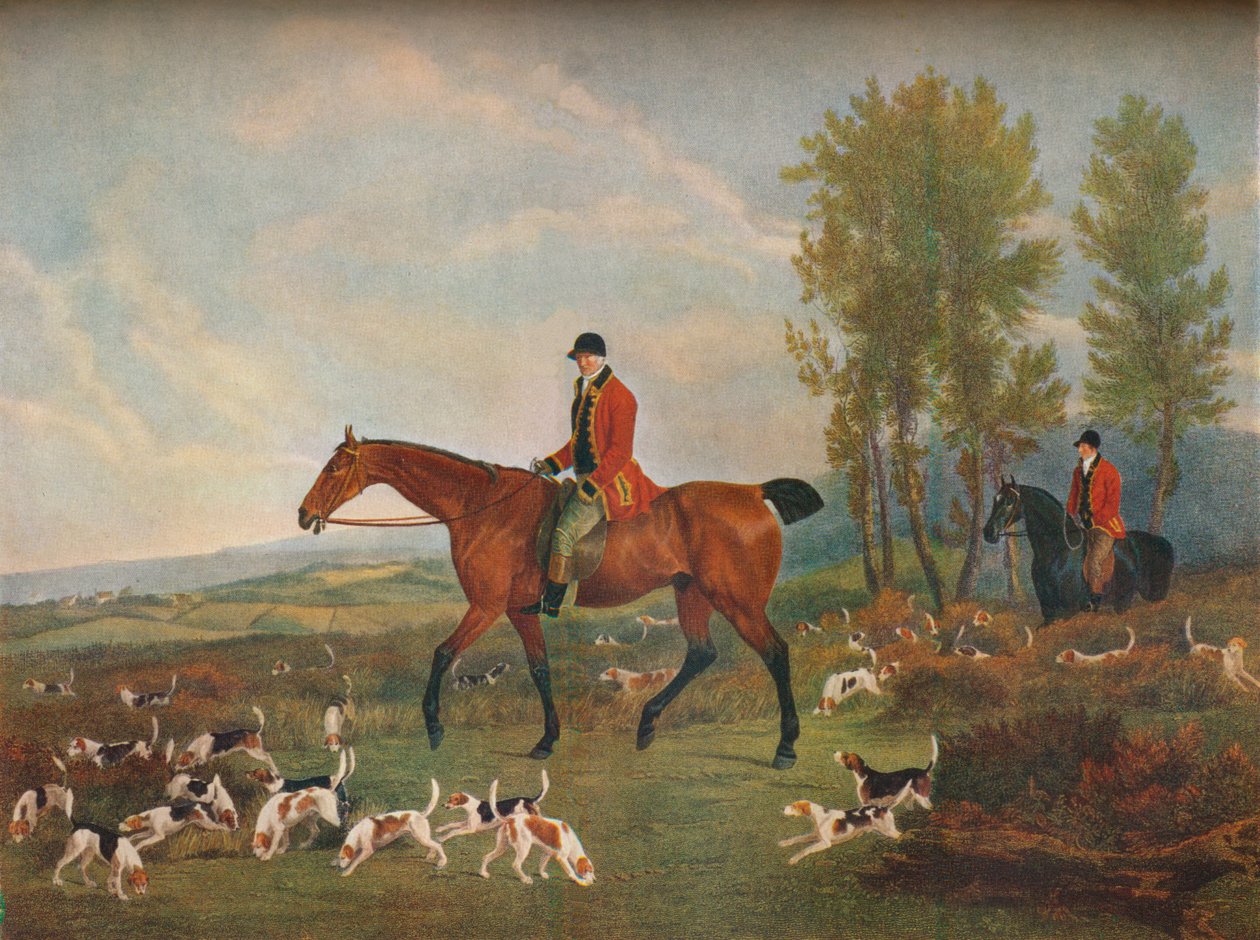 His Majestys Harriers, c1800-talet av Richard Woodman