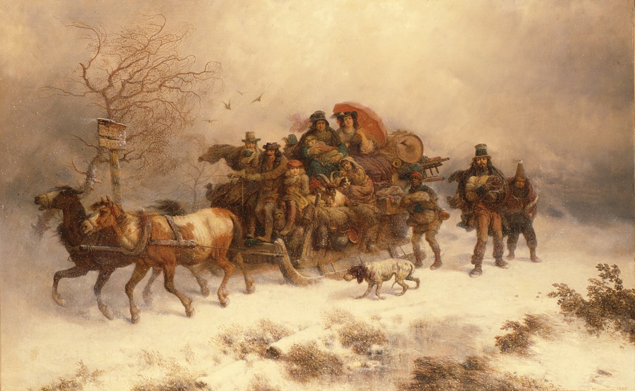 The Homeward Journey, 1800-talet av Richard Zimmerman
