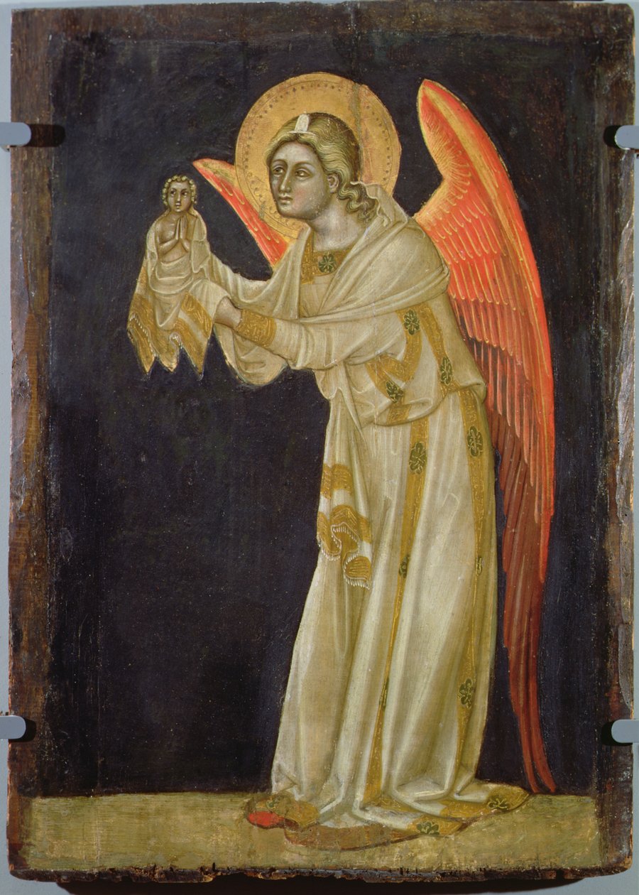 Angel Presenting a Soul, c.1348-54 av Ridolfo di Arpo Guariento