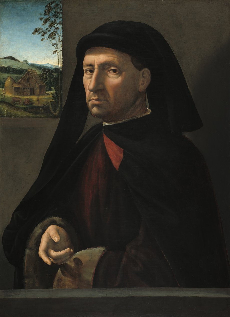 Porträtt av en gentleman, ca 1505 av Ridolfo Ghirlandaio