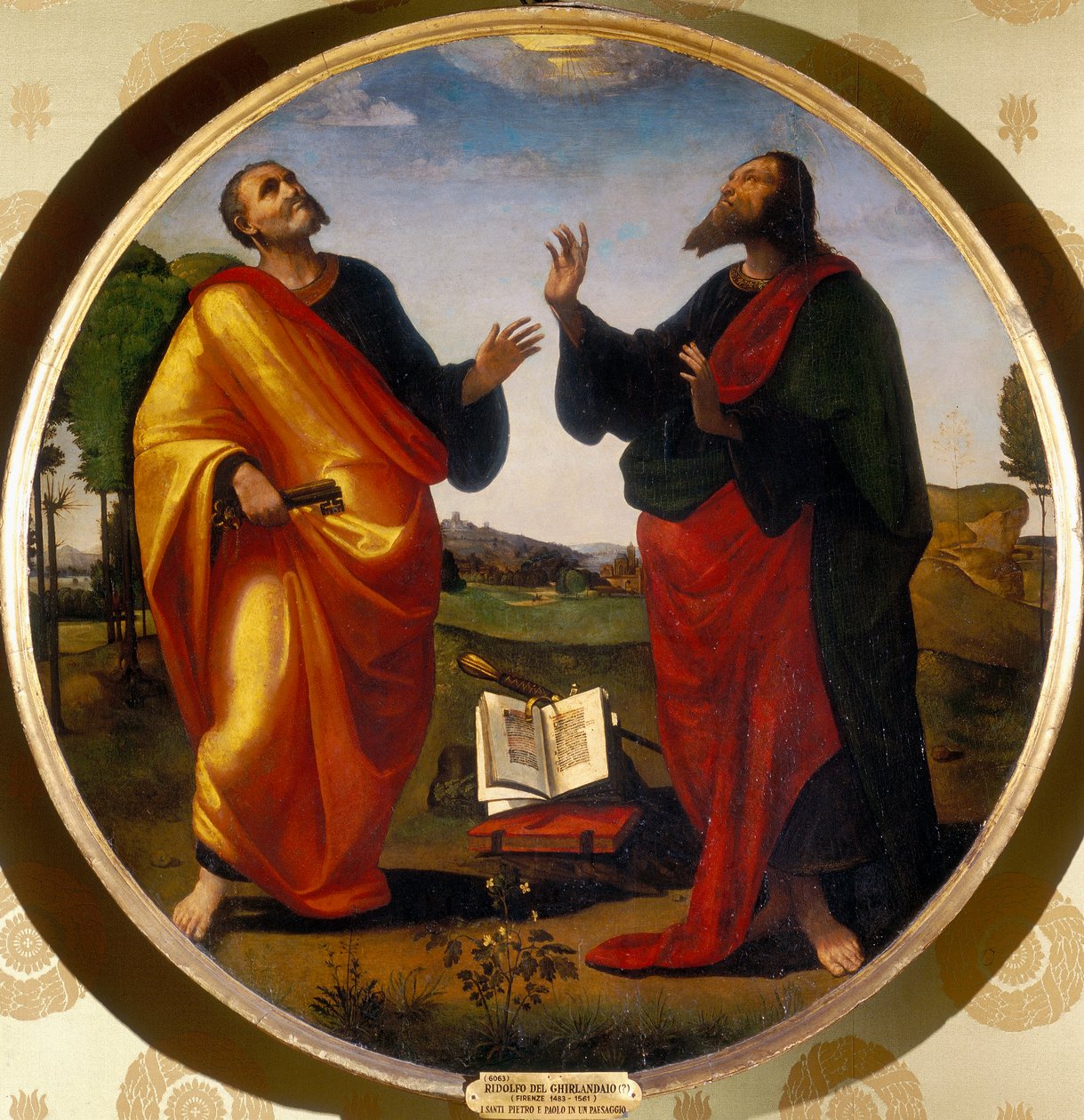 De heliga Petrus och Paulus av Ridolfo Il  Ghirlandaio