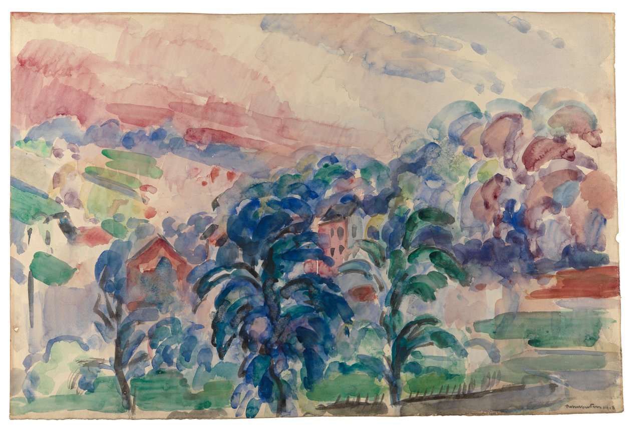 Morgon - Bosvoorde av Rik Wouters