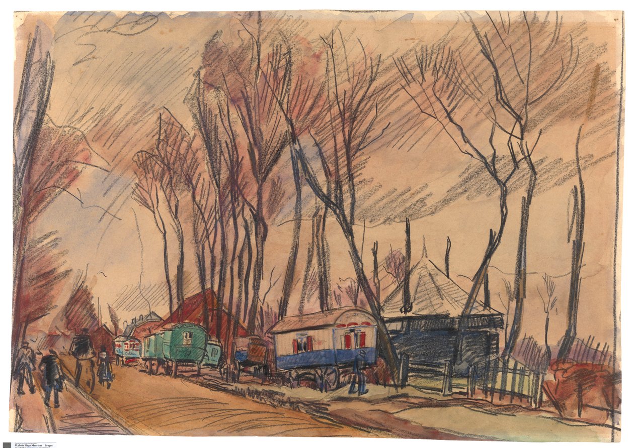 Väg i regnet – Amersfoort av Rik Wouters