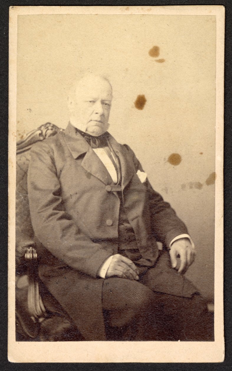 Porträtt av oidentifierad man, cirka 1860-talet. av Rintgul and Rockwood