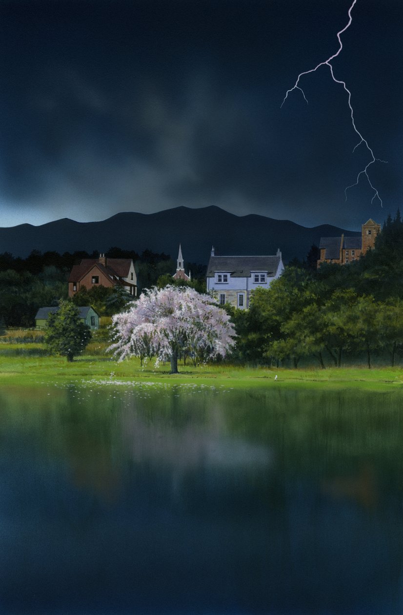 The Cruelest Month, 2008 (Akryl på kartong) av Rob Wood