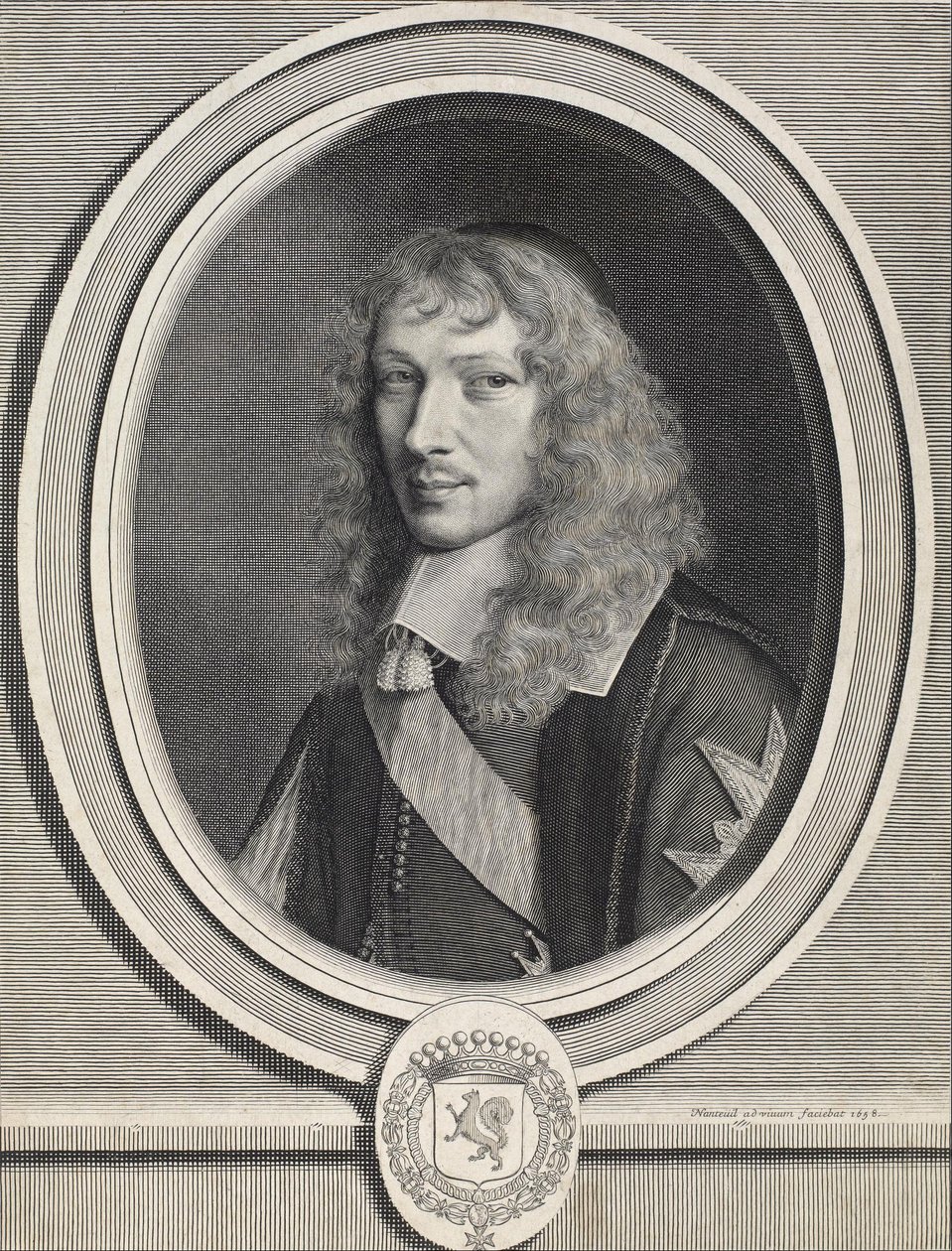 Cardinal Jules Mazarin av Robert Nanteuil