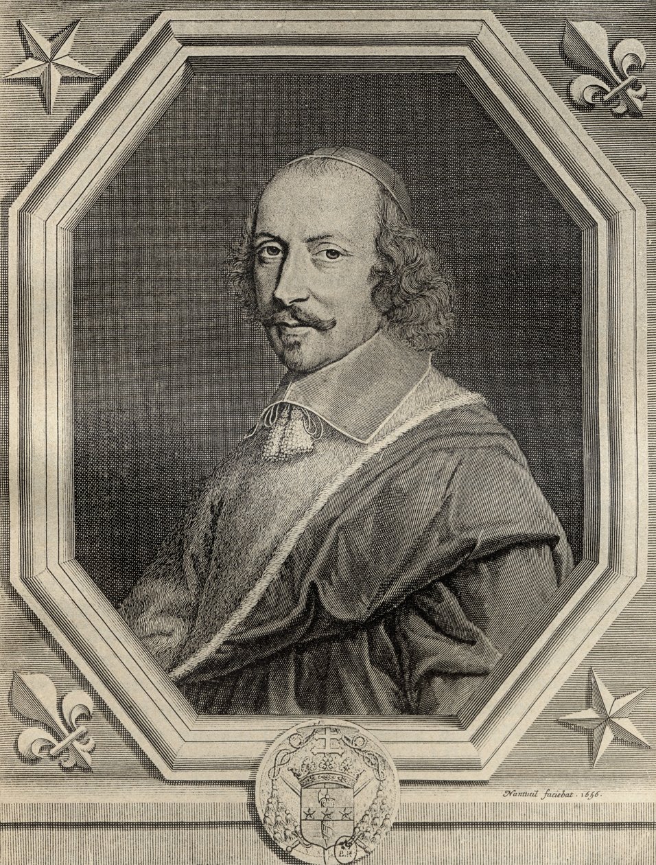 Kardinali Jules Mazarin, alichonga 1656, kutoka 