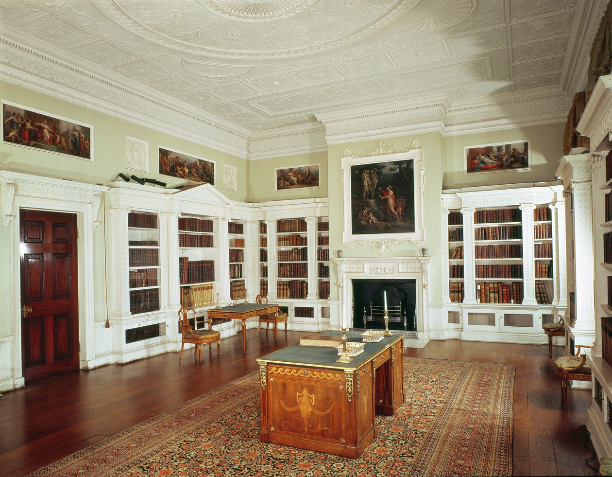 Utsikt över biblioteket av Robert Adam