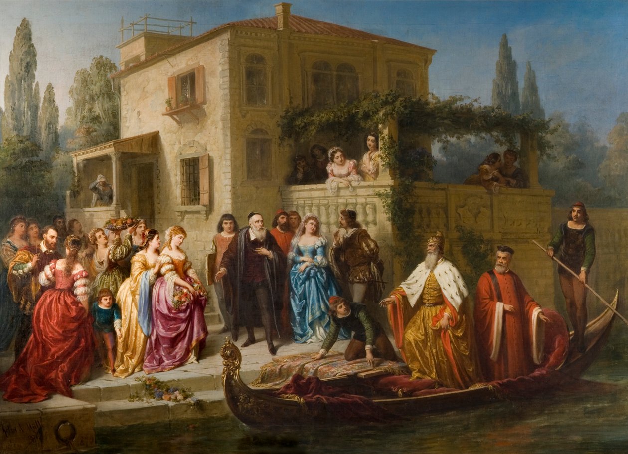Dogen av Venedigs besök hos Tizian, 1870-71 av Robert Antoine Muller