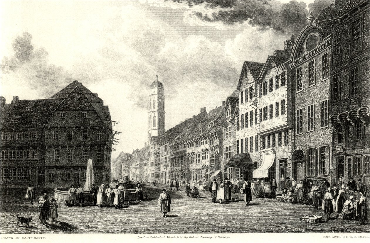 Goettingen Markt Weender Strasse av Robert Batty