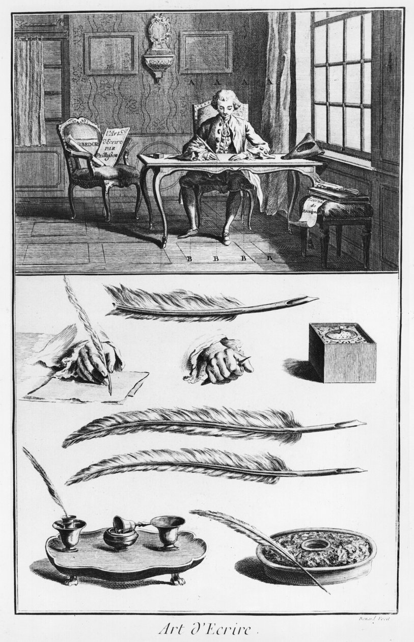 The Art of Writing, illustration från 